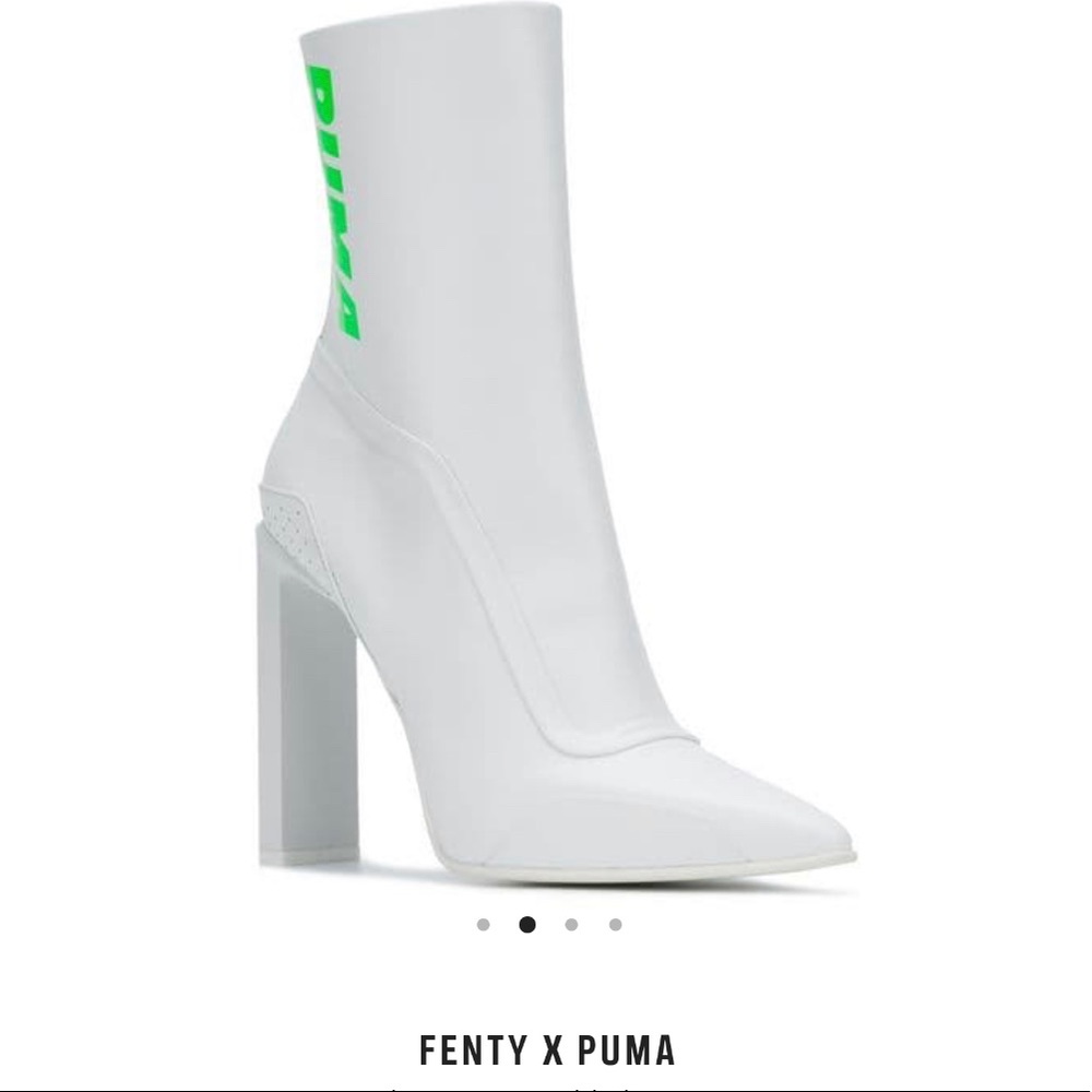 SOLD! 💚FENTY X PUMA: Neon Casual Logo Boots - Picture 7 of 8